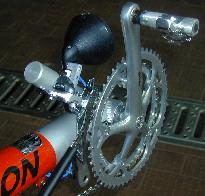 Tretlager von rechts hinten