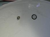 Sensorfenster und LDR (A9060), Abschatter demontiert